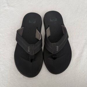 Reef Men’s Flip Flops 11 black